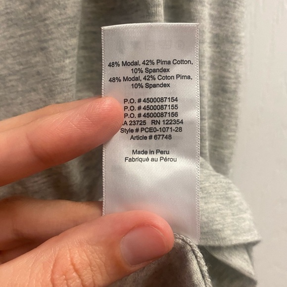 Aritzia The Group Babaton Gray Racerback Tank Size XS - Picture 4 of 4